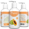 ฉลากส่วนตัว Kojic Acid Natural Formula Organic Papaya Skin Whitening Moisturizing body Lotion 120ml