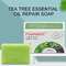 สบู่แฮนด์เมดออร์แกนิคธรรมชาติ 100% Original Essence Clearing Oil Control ต่อต้าน Acne Tea Tree Soap