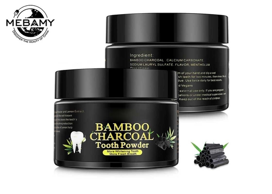 ชุดฟอกสีฟันด้วยฟอกฟันขาว, Bamboo Charcoal Teeth Whitening Powder