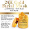 ครีมนวดหน้าสมุนไพร 30ml Herbal 24k Gold Face Mask ช่วยขจัดฝ้าและรูขุมขน